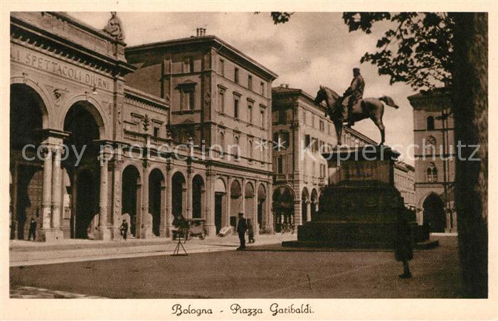 Bologna Piazza Garbaldi Monumento