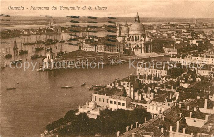 Venezia Venedig Panorama dal Campanile di San Marco