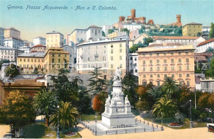 Genova Genua Liguria Monumento a Cristoforo Colombo