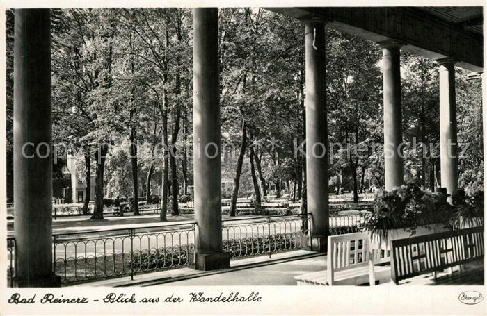 Bad Reinerz Blick aus der Wandelhalle