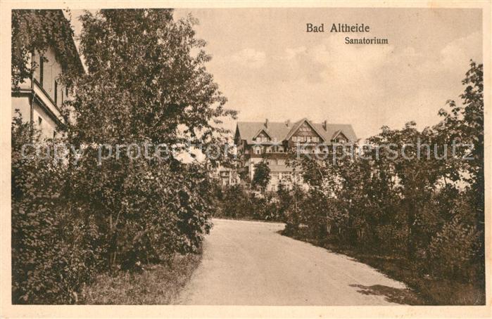 Altheide Bad Schlesien Sanatorium