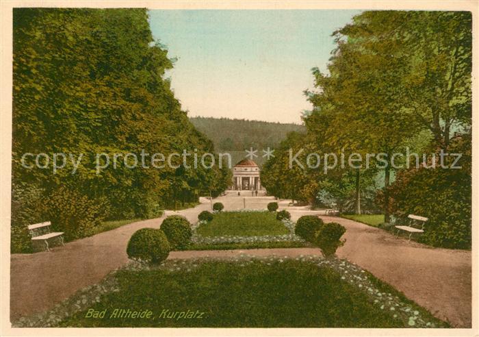 Altheide Bad Schlesien Kurplatz Park