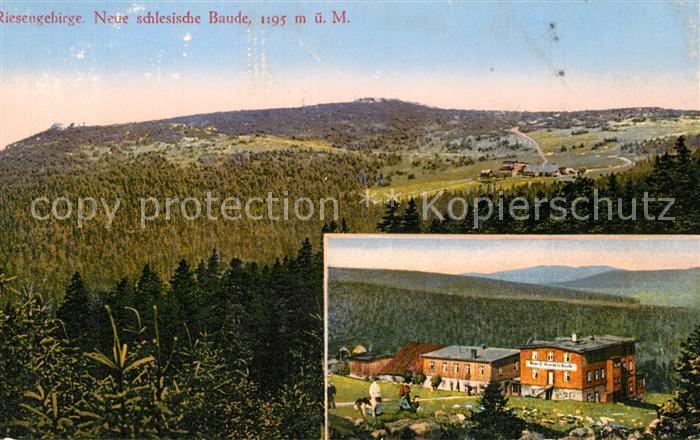 Schlesische Baude Berghaus Panorama