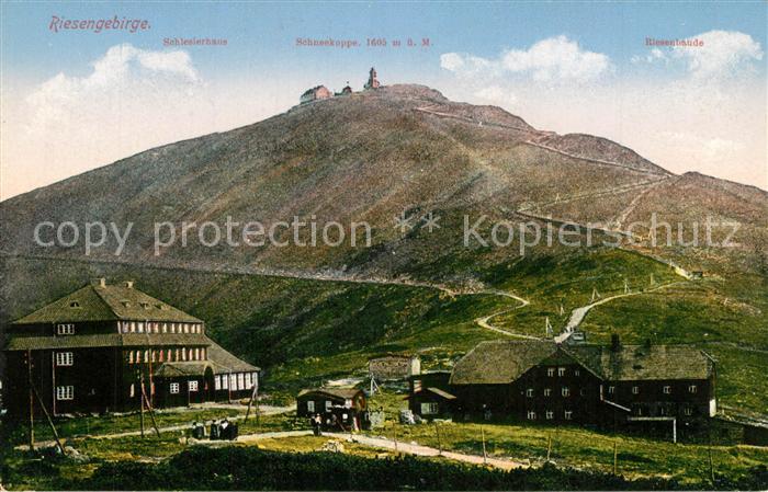 Krummhuebel Riesengebirge Schlesierhaus Schneekoppe Riesnbaude