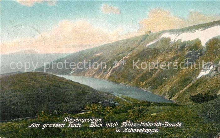 Brueckenberg Riesengebirge Grosser Teich Prinz Heinrich Baud Schneekoppe