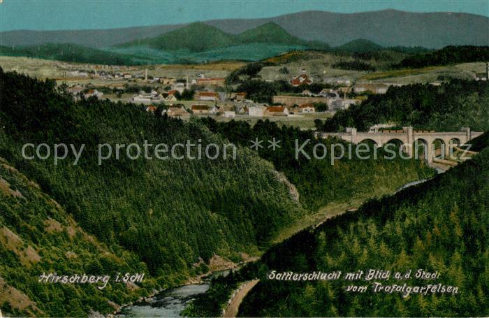 Hirschberg Jelenia Gora Sattlerschlucht Trafalgarfelsen