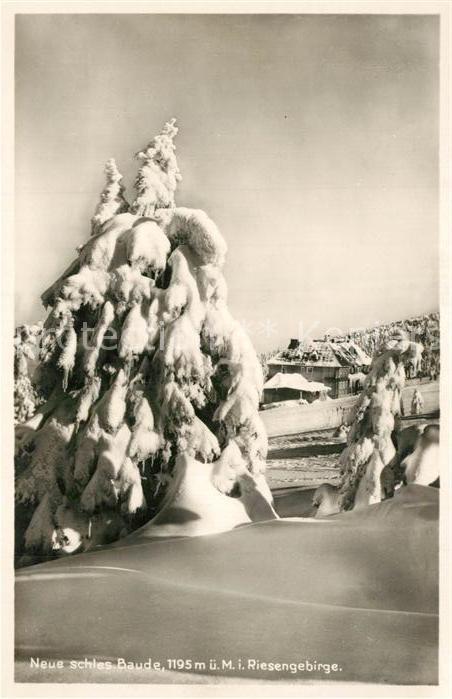 Neue Schlesische Baude Winterlandschaft