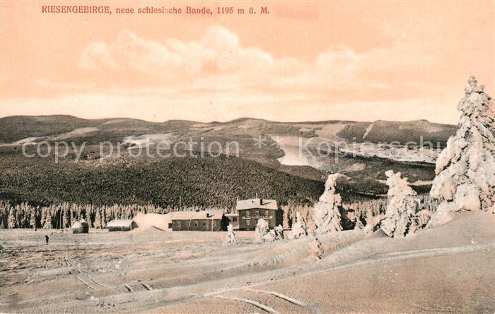 Neue Schlesische Baude Winterlandschaft