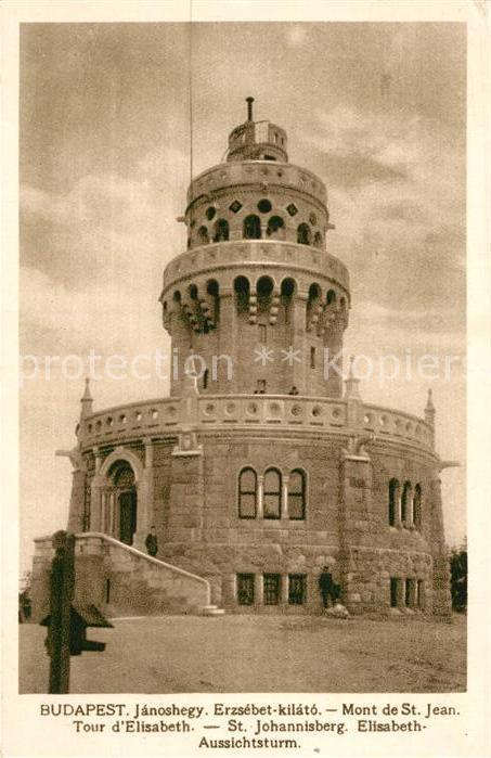 Budapest Sankt Johannisberg Elisabeth Aussichtsturm