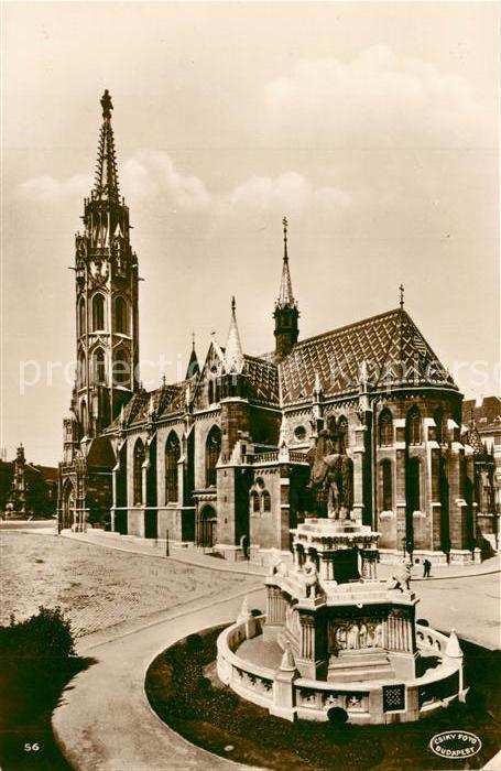 Budapest Mathias Kirche Sankt Stephan Statue