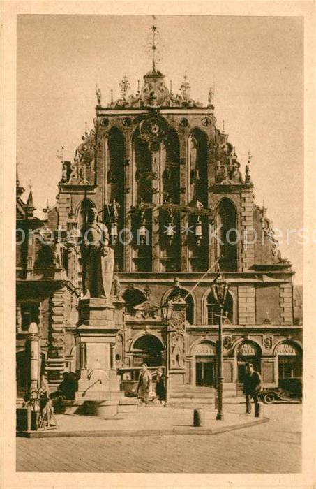 Riga Lettland Schwarzhaeupterhaus