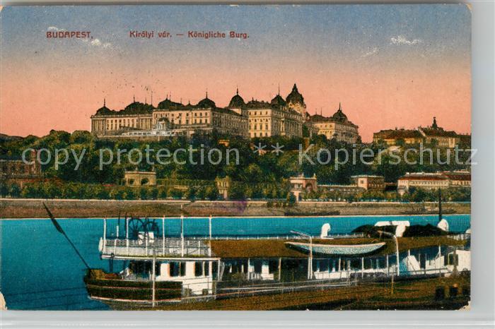 Budapest Koenigliche Burg Hafen