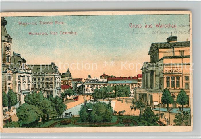 Warschau Masowien Theaterplatz