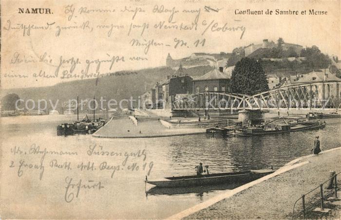 Namur Wallonie Confluent de Sambre et Meuse