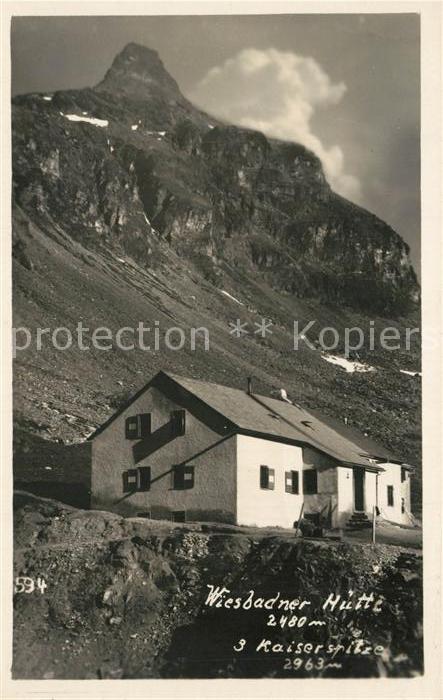 Wiesbadener Huette Kaiserspitze