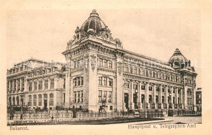 Bukarest Hauptpost Telegraphen-Amt