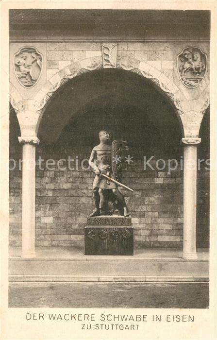 STUTTGART  CITY Wackere Schwabe in Eisen zu Stuttgart