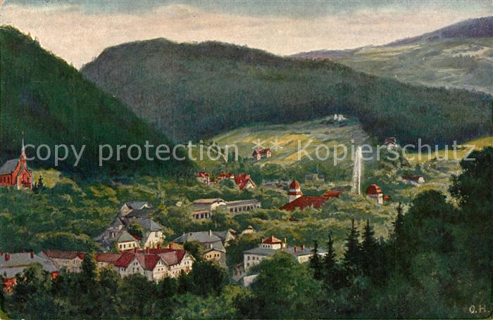 Bad Reinerz Kuenstlerkarte