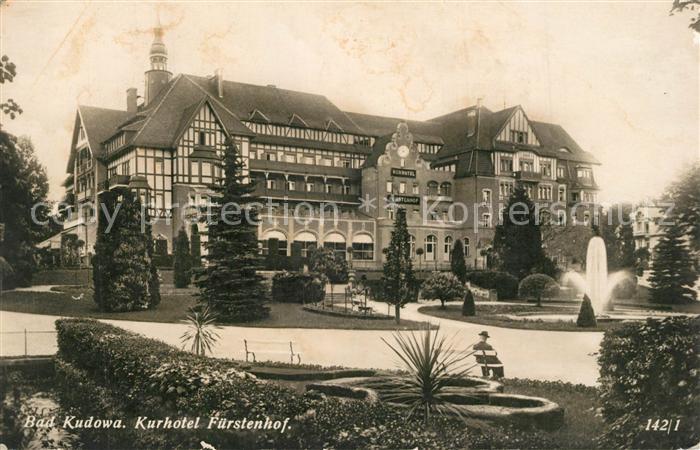 Bad Kudowa Niederschlesien Kurhotel Fuerstenhof