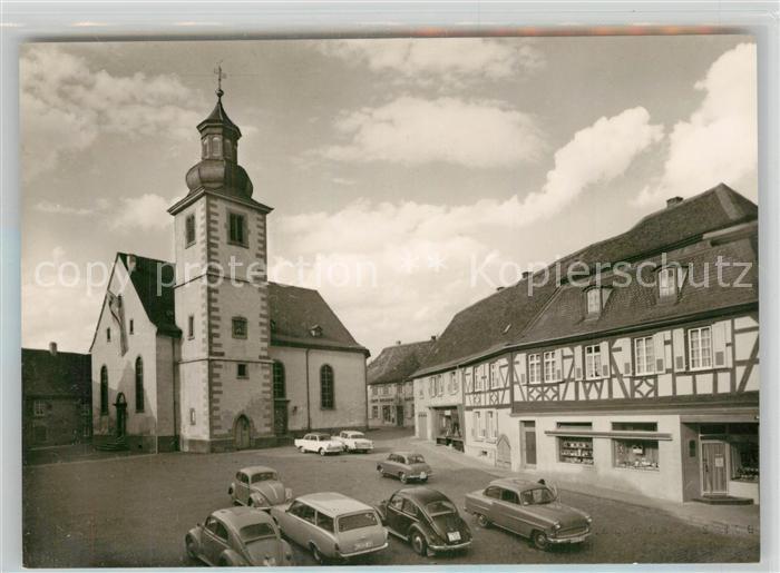 Rockenhausen Marktplatz evangelische Kirche