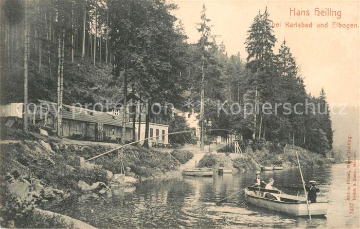 Karlsbad Eger Restaurant Hans Heiling Elbogen