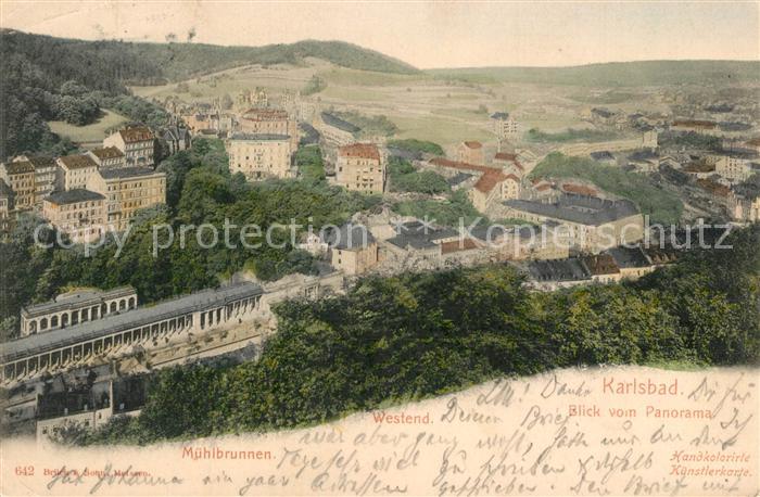 Karlsbad Eger Westend Muehlbrunnen