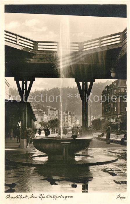 Karlsbad Eger Sprudelspringer