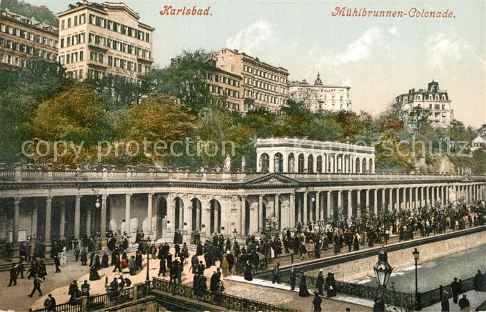 Karlsbad Eger Muehlbrunnen-Colonade