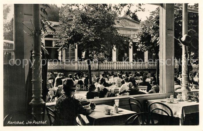 Karlsbad Eger Restaurant Posthof