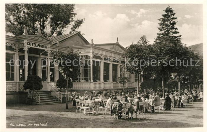 Karlsbad Eger Restaurant Posthof