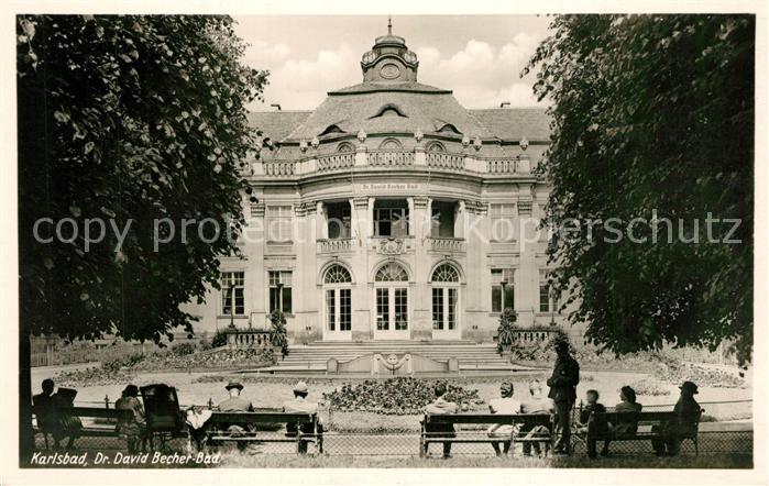 Karlsbad Eger Dr. David Becher Bad