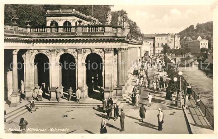 Karlsbad Eger Muehlbrunn-Kolonnade