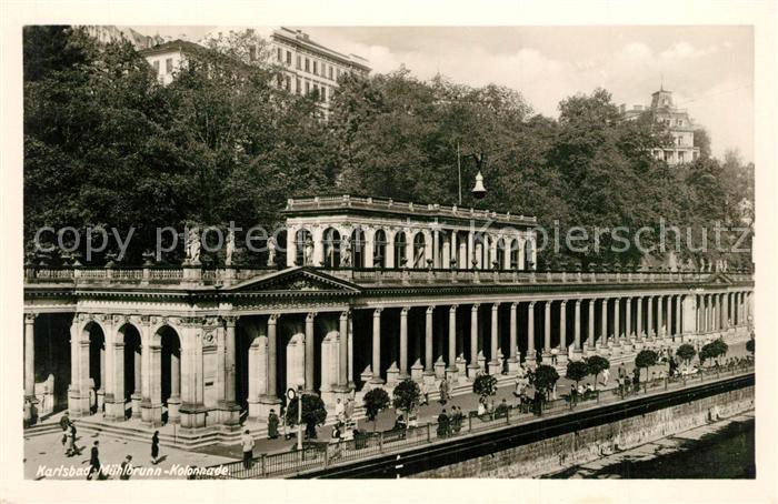 Karlsbad Eger Muehlbrunn-Kolonnade