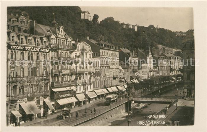 Karlsbad Eger Kreuzstrasse