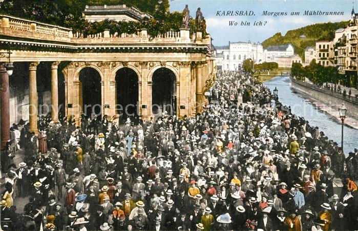 Karlsbad Eger Muehlbrunnen