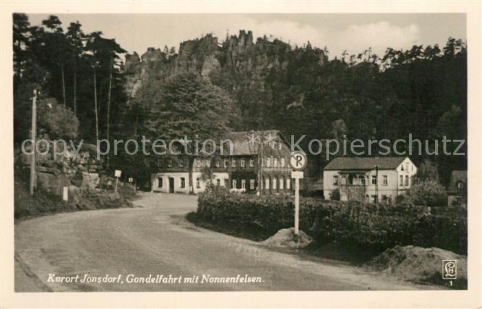 Jonsdorf Janov u Hrenska Gondelfahrt Nonnenfelsen