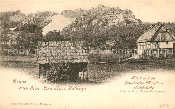 Jonsdorf Janov u Hrenska Muehlensteinbruecke
