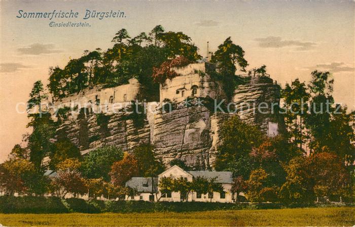 Buergstein Tschechien Einsiedlerstein