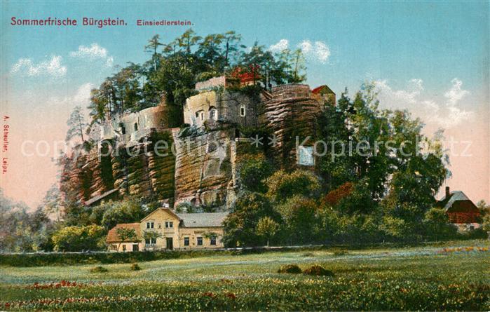 Buergstein Tschechien Einsiedlerstein