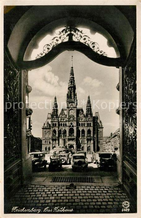 Reichenberg Liberec Boehmen Rathaus