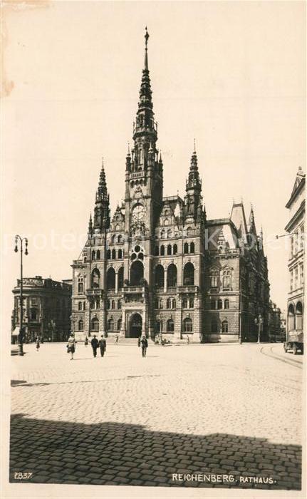 Reichenberg Liberec Boehmen Rathaus