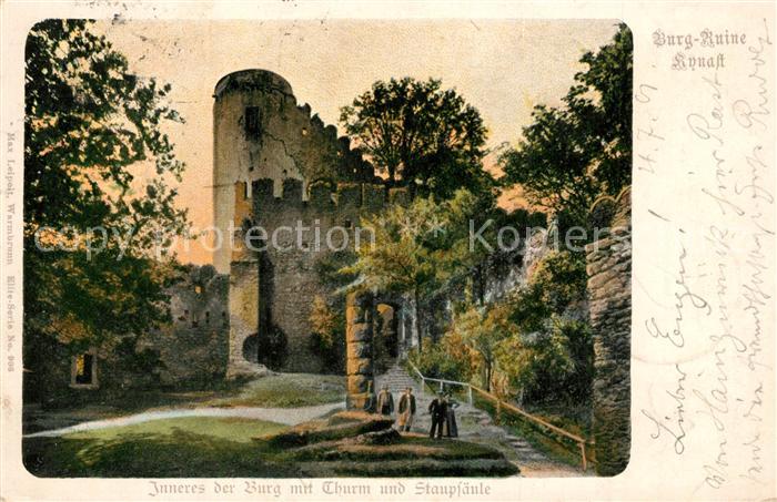 Burg Kynast Turm Staupsaeule