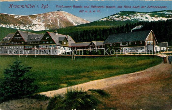 Krummhuebel Riesengebirge Teichmann-Baude Ruebezahl-Baude Schneekoppe