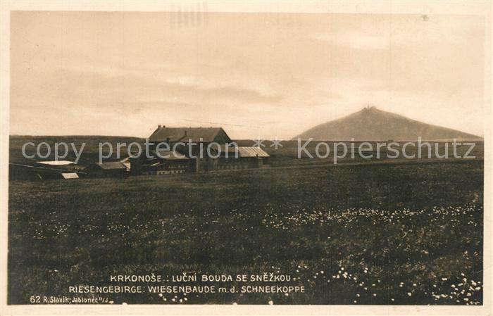 Wiesenbaude Riesengebirge Schneekoppe Snezka