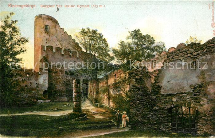 Burg Kynast Burghof Ruine