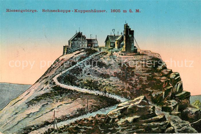 Schneekoppe Snezka Koppenhaeuser