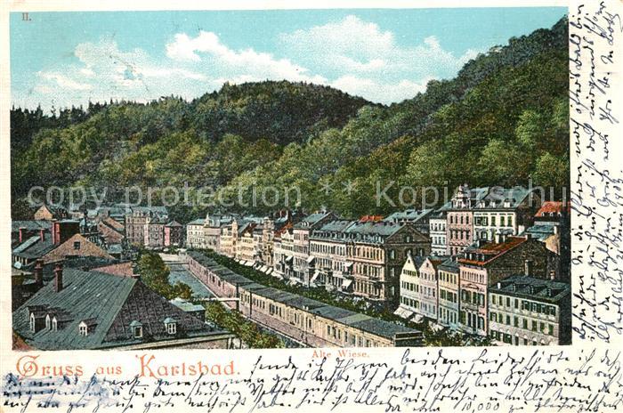 Karlsbad Eger Alte Wiese