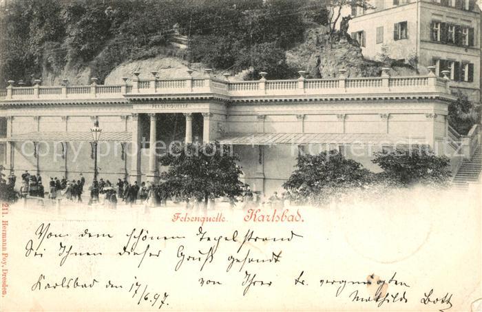 Karlsbad Eger Felsenquelle