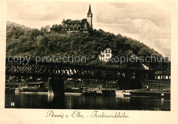 Aussig Tschechien Ferdinandshoehe Bergwirtschaft