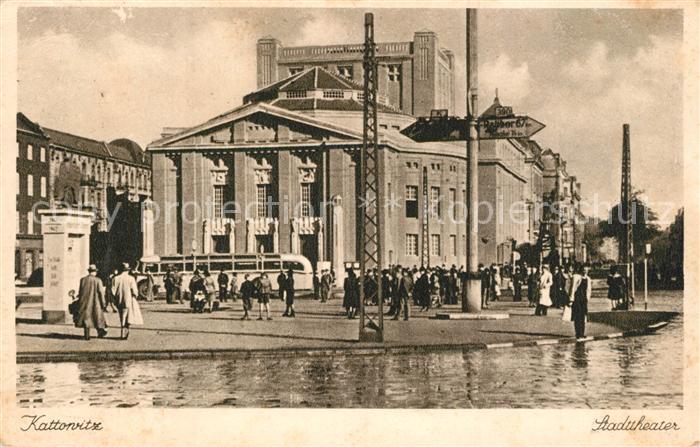 Kattowitz Oberschlesien Stadttheater